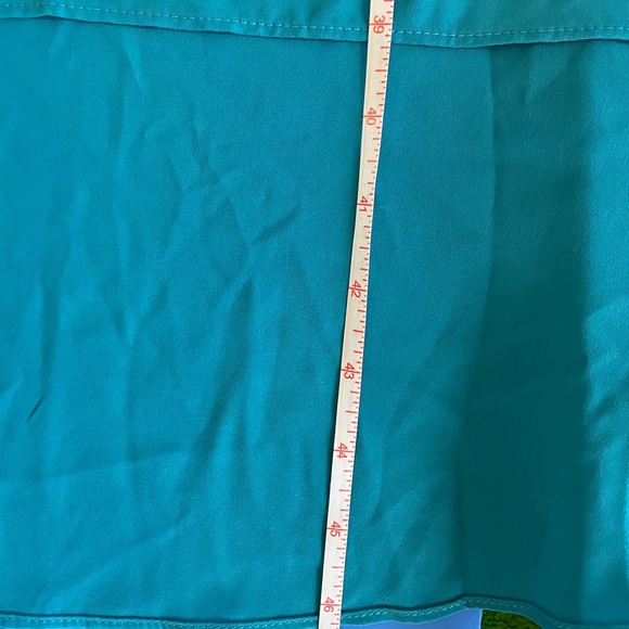 *DONATED* London Times Turquoise Dress | Embroidery Appliqué - Picture 6 of 8